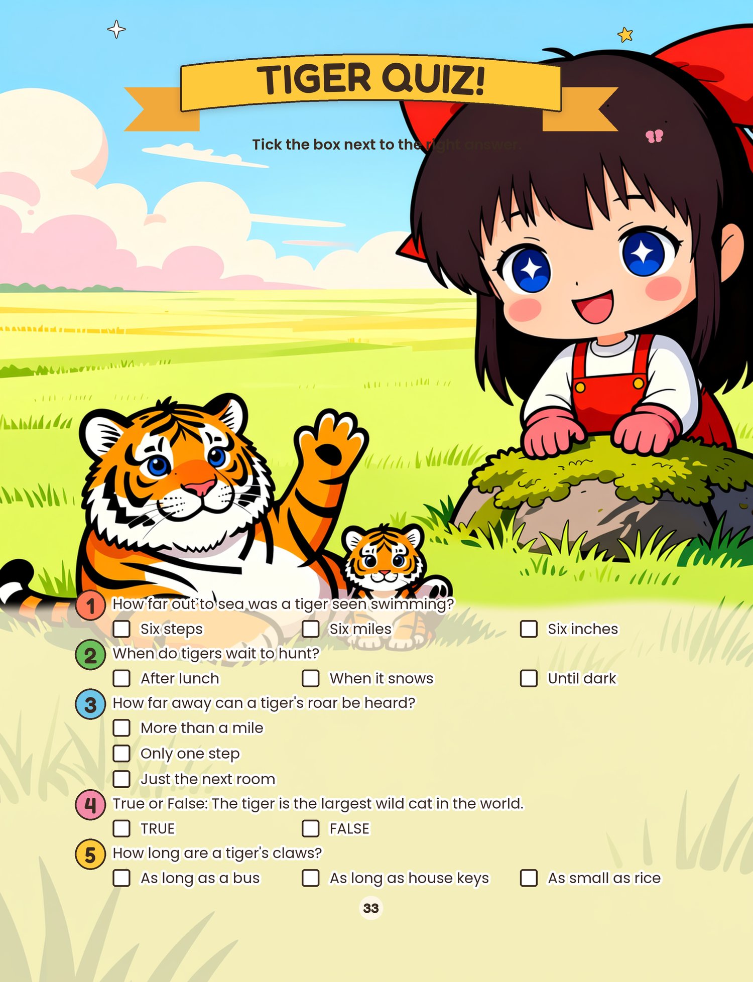 Interior preview: quiz page