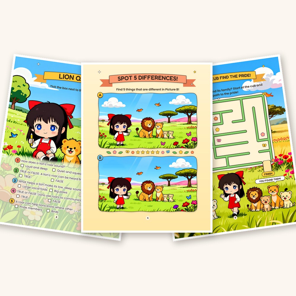 Amazing Animals Activity Sampler