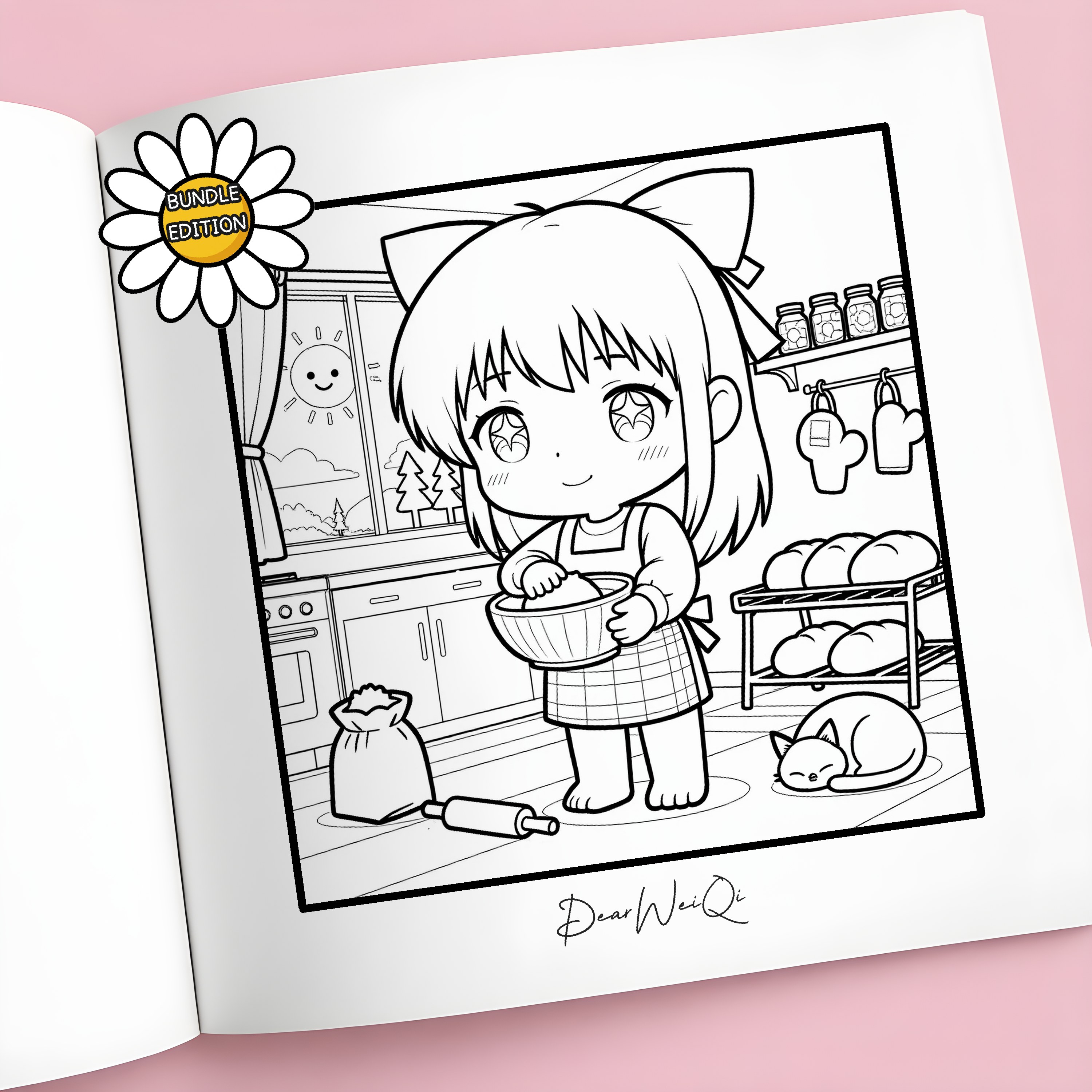 Black and white interior page 15