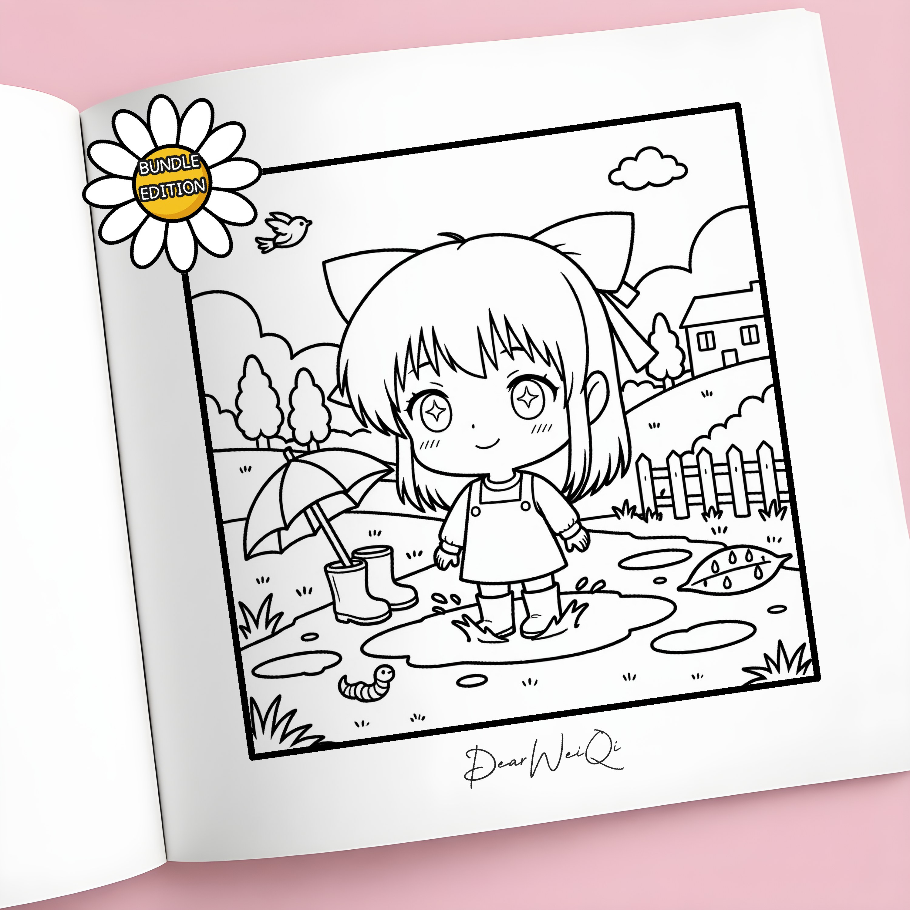 Black and white interior page 43